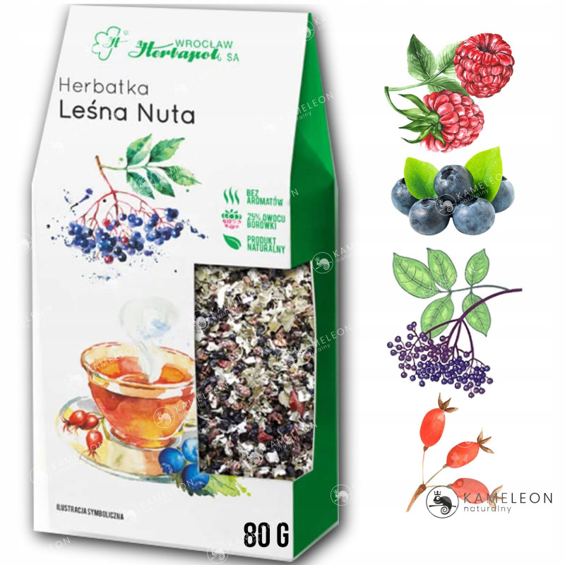Herbapol naturalna HERBATA OWOCOWO-ZIOŁOWA mix3szt