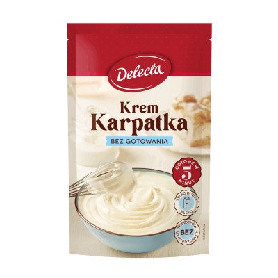 Delecta KREM DO KARPATKI SMAK WANILIOWY w 5 minut KARPATKA 136g
