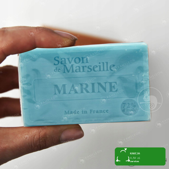 MYDŁO MARSYLSKIE MORSKIE marine 72% kostka 10sztuk 1kg 10x100g La Chatelard