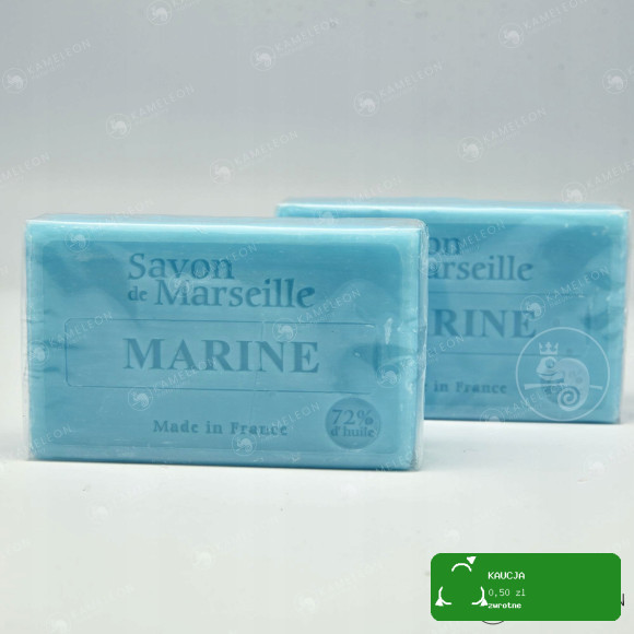 MYDŁO MARSYLSKIE MORSKIE marine 72% kostka 10sztuk 1kg 10x100g La Chatelard