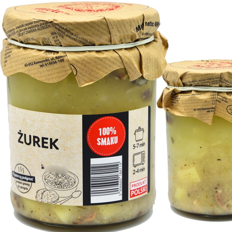 Mielczarek ZUPA ŻUREK Z BIAŁĄ KIEŁBASĄ I BOCZKIEM ŻUR