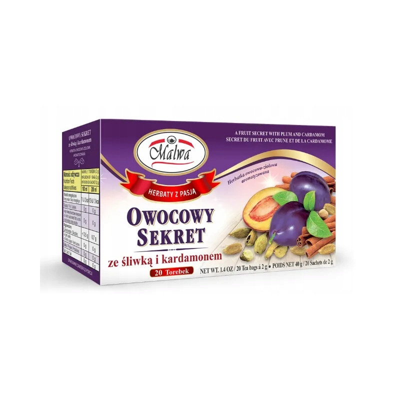 Malwa Herbatka HERBATA OWOCOWA OWOCOWY SEKRET