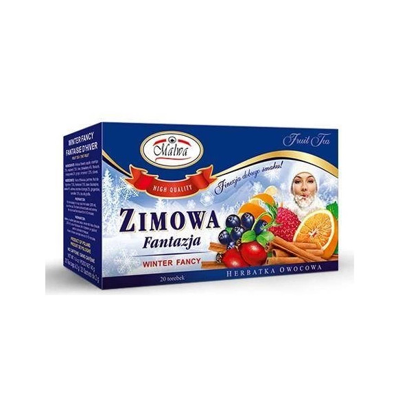 Malwa Herbatka HERBATA OWOCOWA ZIMOWA FANTAZJA