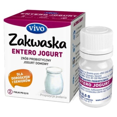 Jogurt domowy VIVO ZAKWASKA ENTERO-JOGURT kultury bakterii