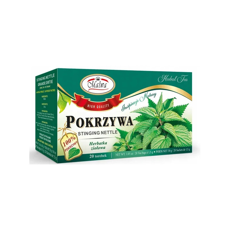 MALWA POKRZYWA ziele POKRZYWY wsparcie UKŁAD MOCZOWY ODPORNOŚĆ WŁOSY KOŚCI