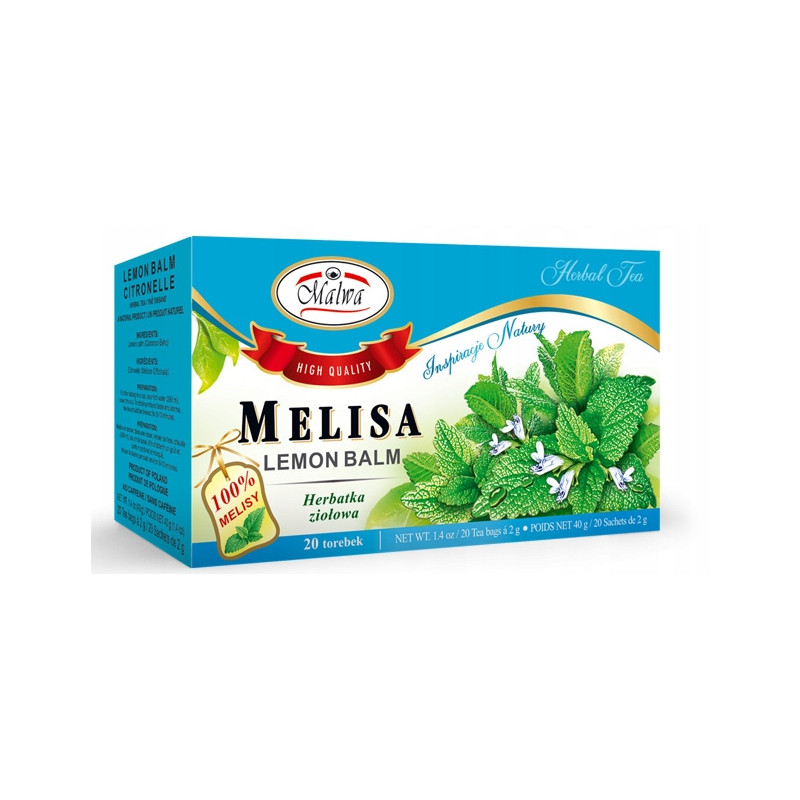 MALWA MELISA MELISSA liść MELISY 20 saszetek 40G