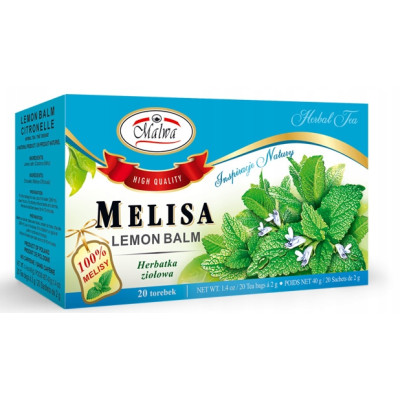 MALWA MELISA MELISSA liść MELISY 20 saszetek 40G