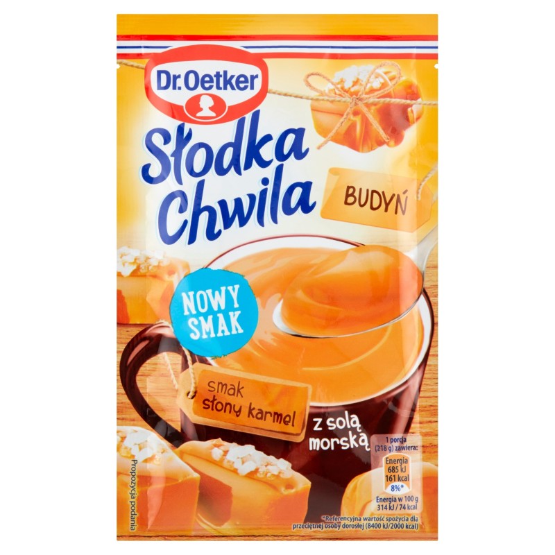 DR.OETKER BUDYŃ SŁODKA CHWILA smak SŁONY KARMEL 43g