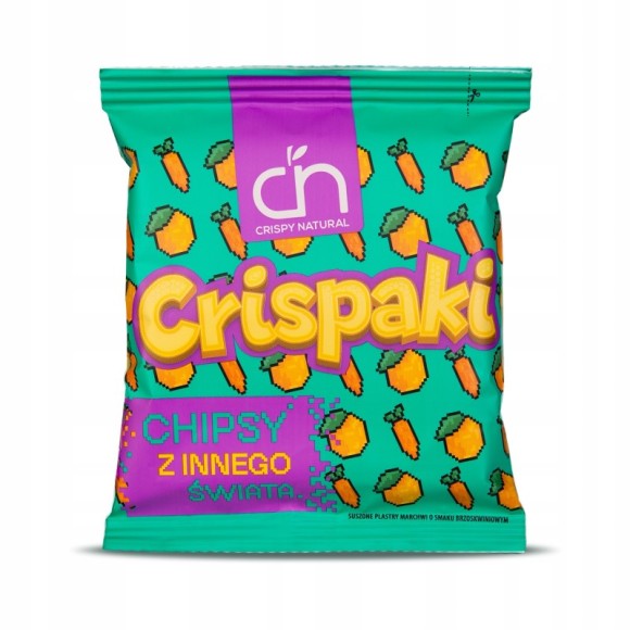 CRISPY NATURAL - Crispaki marchew o smaku brzoskwiniowym