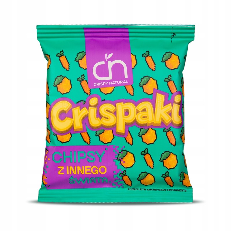 CRISPY NATURAL - Crispaki marchew o smaku brzoskwiniowym