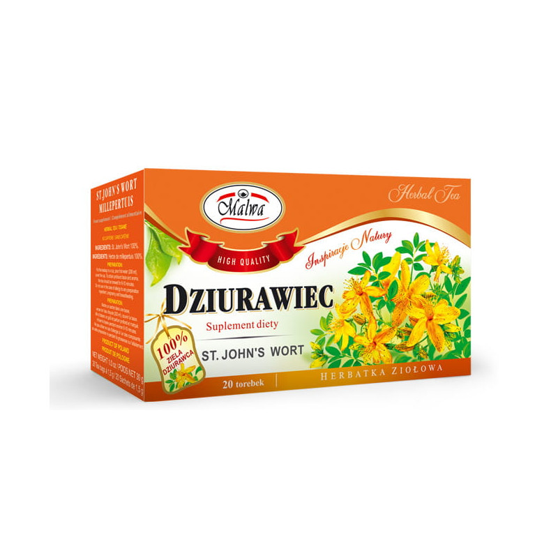 MALWA DZIURAWIEC ziele DZIURAWCA wątroba trawienie