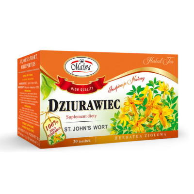 MALWA DZIURAWIEC ziele DZIURAWCA wątroba trawienie