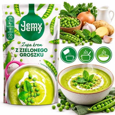 Profi JEMY JEMY zupa KREM Z ZIELONEGO GROSZKU gotowe danie 375G