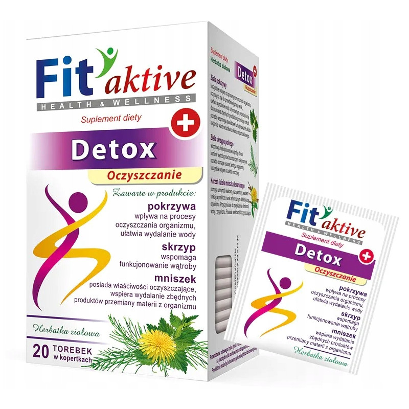 MALWA HERBATA FITAKTIVE DETOX wsparcie OCZYSZCZANIA x20 40G POKRZYWA SKRZYP