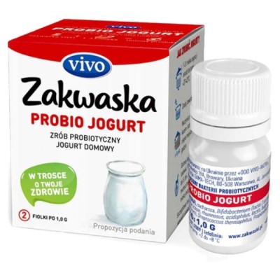 Jogurt domowy VIVO ZAKWASKA PROBIO kultury bakterii 1
