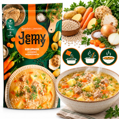 Profi JEMY JEMY zupa KRUPNIK z mięsem wieprzowym 450G