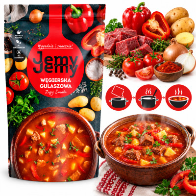 Profi JEMY JEMY zupy świata ZUPA WĘGIERSKA GULASZOWA 400G