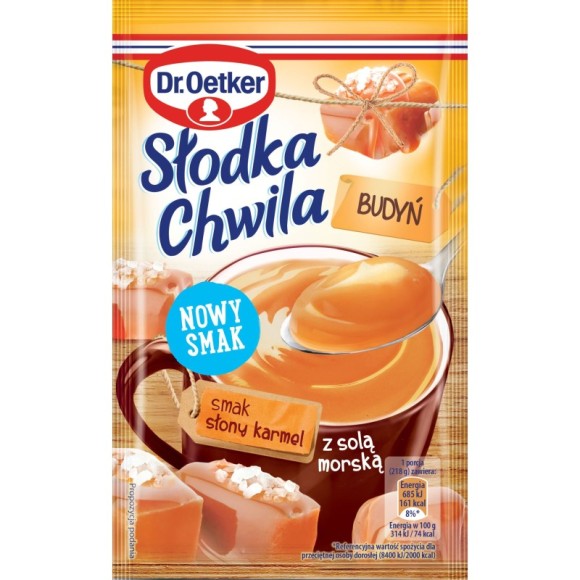 DR.OETKER BUDYŃ SŁODKA CHWILA smak SŁONY KARMEL 43g