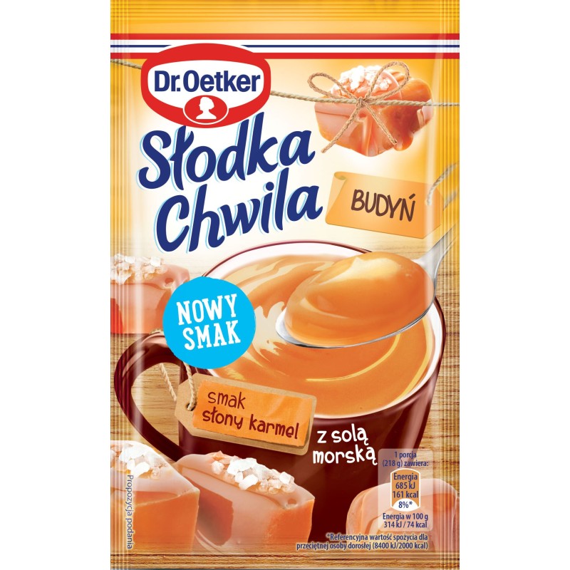 DR.OETKER BUDYŃ SŁODKA CHWILA smak SŁONY KARMEL 43g