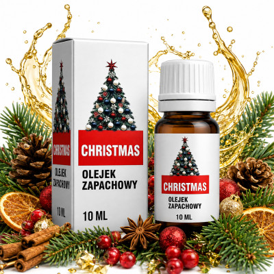 OLEJEK ZAPACHOWY eteryczny CHRISTMAS ŚWIĄTECZNY ŚWIĘTA BOŻE NARODZENIE 10ml