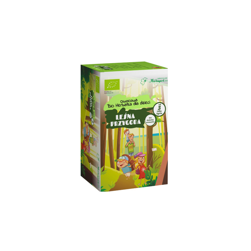 Herbapol BIO HERBATKA DLA DZIECI owocowa LEŚNA PRZYGODA 20 saszetek 60G