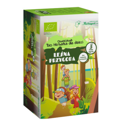 Herbapol BIO HERBATKA DLA DZIECI owocowa LEŚNA PRZYGODA 20 saszetek 60G