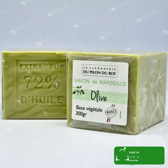 MYDŁO FRANCUSKIE MARSYLSKIE OLIWKOWE KOSTKA 300g