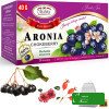 Malwa HERBATA zestaw 4szt LEŚNA JAGODA ARONIA CYTRYNA 80 saszetek 160G