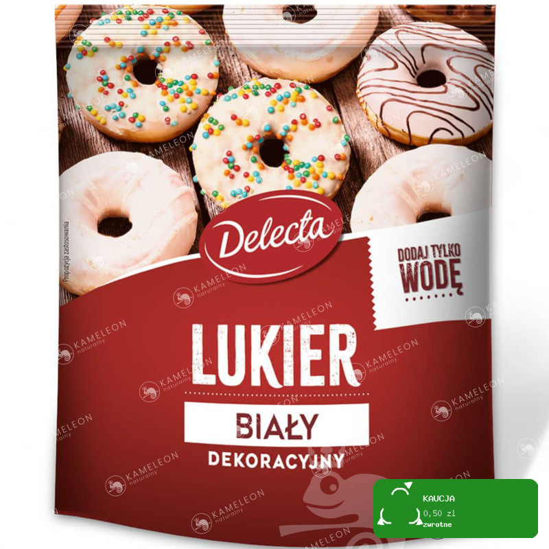 Delecta LUKIER biały+ zielony+ różowy+ żółty 20szt