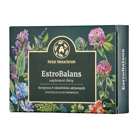 HERBAL MONASTERIUM ESTROBALANS menopauza zioła 30 kapsułek na 1 m-c