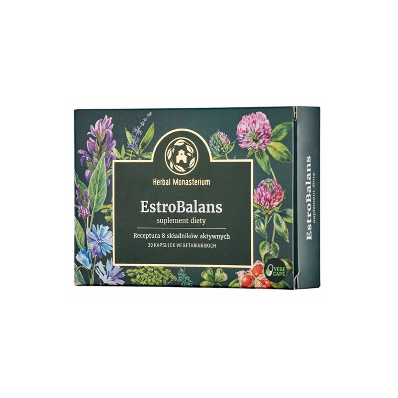HERBAL MONASTERIUM ESTROBALANS menopauza zioła 30 kapsułek na 1 m-c