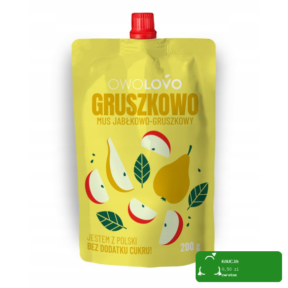 OWOLOVO ZESTAW MUSÓW OWOCOWYCH MUS OWOCOWY mix 9 smaków 45szt x200g 9KG