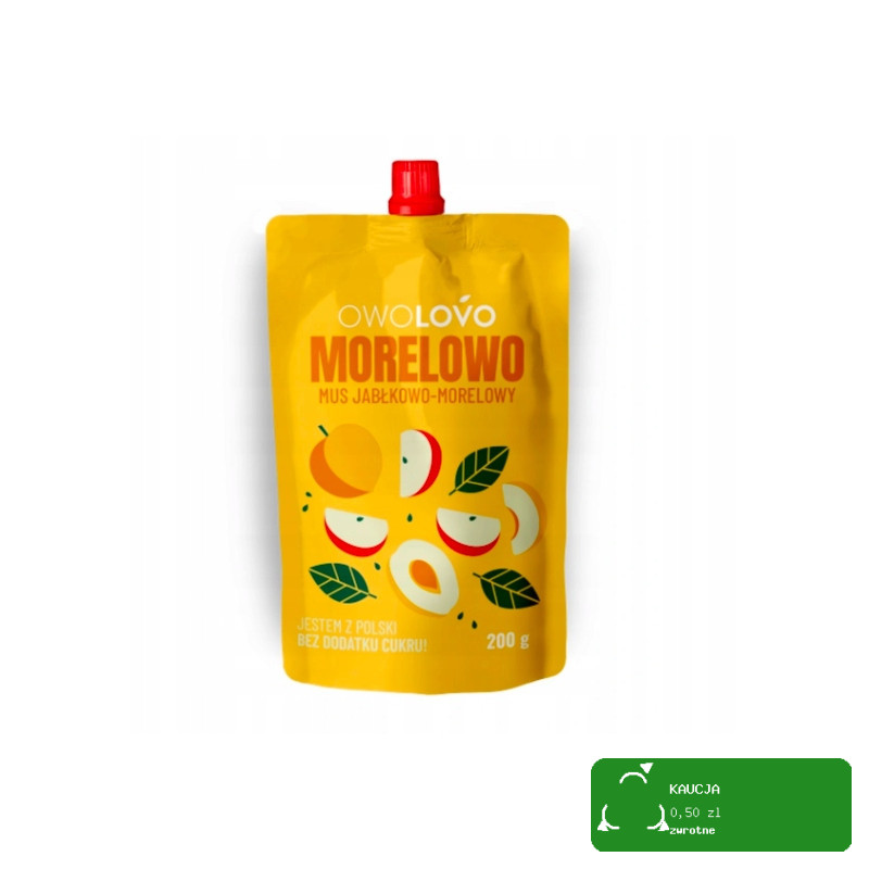 OWOLOVO ZESTAW MUSÓW OWOCOWYCH MUS OWOCOWY mix 9 smaków 45szt x200g 9KG