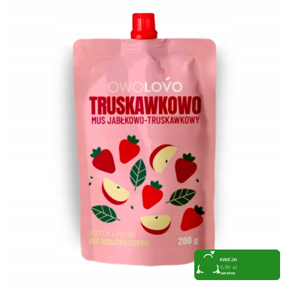 OWOLOVO ZESTAW MUSÓW OWOCOWYCH MUS OWOCOWY mix 9 smaków 45szt x200g 9KG