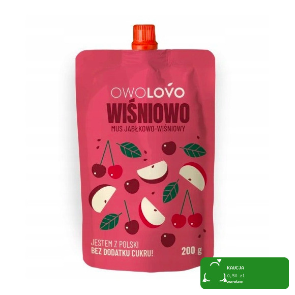 OWOLOVO ZESTAW MUSÓW OWOCOWYCH MUS OWOCOWY mix 9 smaków 45szt x200g 9KG