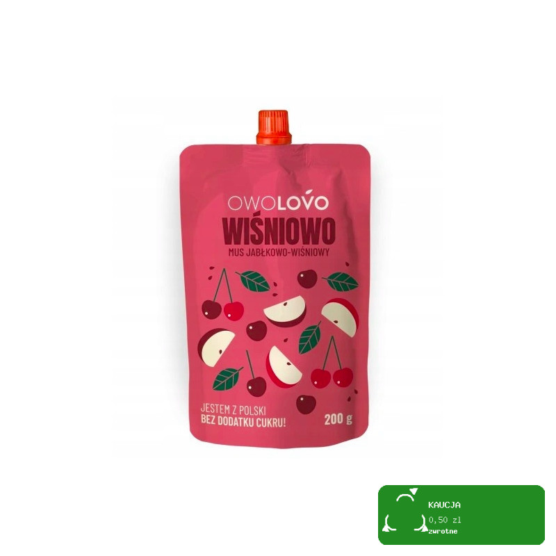 OWOLOVO ZESTAW MUSÓW OWOCOWYCH MUS OWOCOWY mix 9 smaków 45szt x200g 9KG