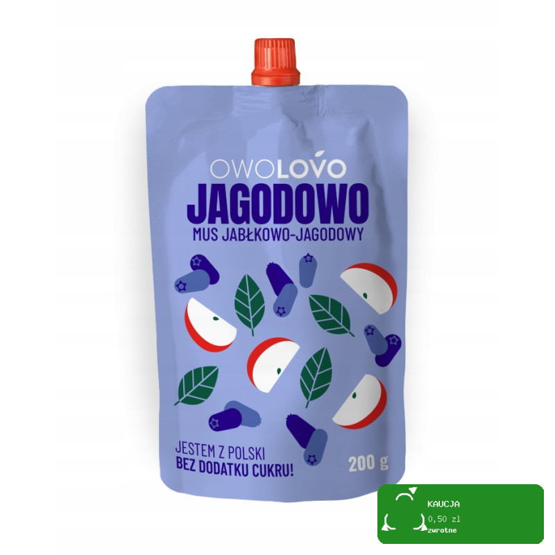 OWOLOVO ZESTAW MUSÓW OWOCOWYCH MUS OWOCOWY mix 9 smaków 45szt x200g 9KG