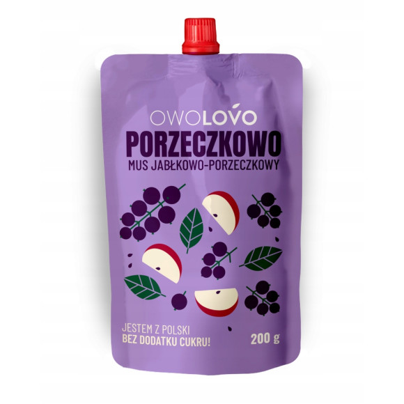 OWOLOVO ZESTAW MUSÓW OWOCOWYCH MUS OWOCOWY mix 9 smaków 45szt x200g 9KG