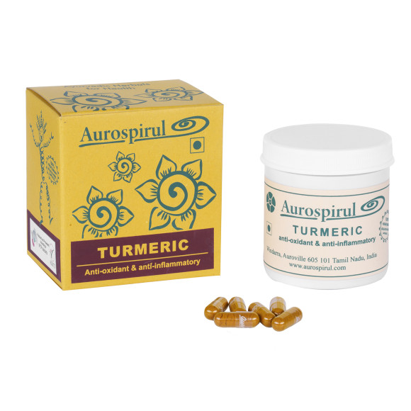 Aurospirul TURMERIC KURKUMA 100 kapsułek wsparcie: antyoksydant trawienie