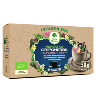 Dary Natury - herbatka GRIPOHERBS 20 saszetek