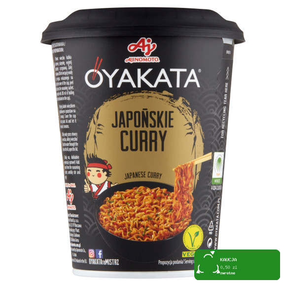 OYAKATA kubek TASTE of ASIA danie makaron w stylu JAPOŃSKIE CURRY 90g