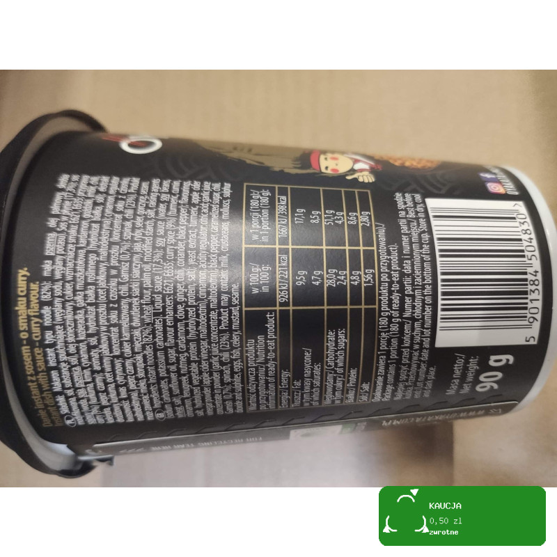 OYAKATA kubek TASTE of ASIA danie makaron w stylu JAPOŃSKIE CURRY 90g