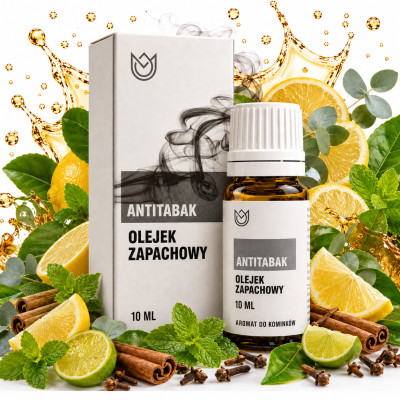OLEJEK ZAPACHOWY eteryczny ANTITABAK ANTYTABAK 10ml aromat do kominków