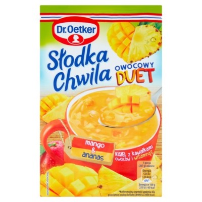 DR.OETKER - KISIEL SŁODKA CHWILA OWOCOWY DUET - MANGO &