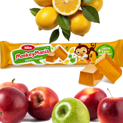 KLIM GALARETKA monkey mania JABŁKO-CYTRYNA 39g