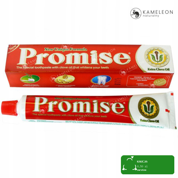 PASTA DO ZĘBÓW PROMISE wybielająca 150g 1 szt.