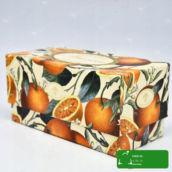 naturalne MYDŁO WŁOSKIE TŁOCZONE POMARAŃCZA 6x50G