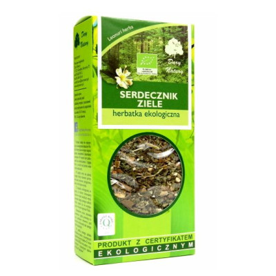 Dary Natury SERDECZNIK ZIELE eko 50g wsparcie NA SERCE USPOKOJENIE ARYTMIA