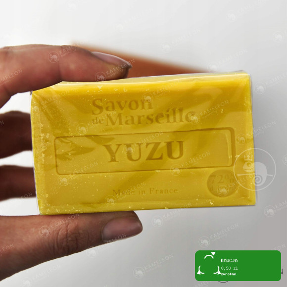 MYDŁO MARSYLSKIE YUZU 72% kostka 100g egzotyczne Le Chatelard 1802