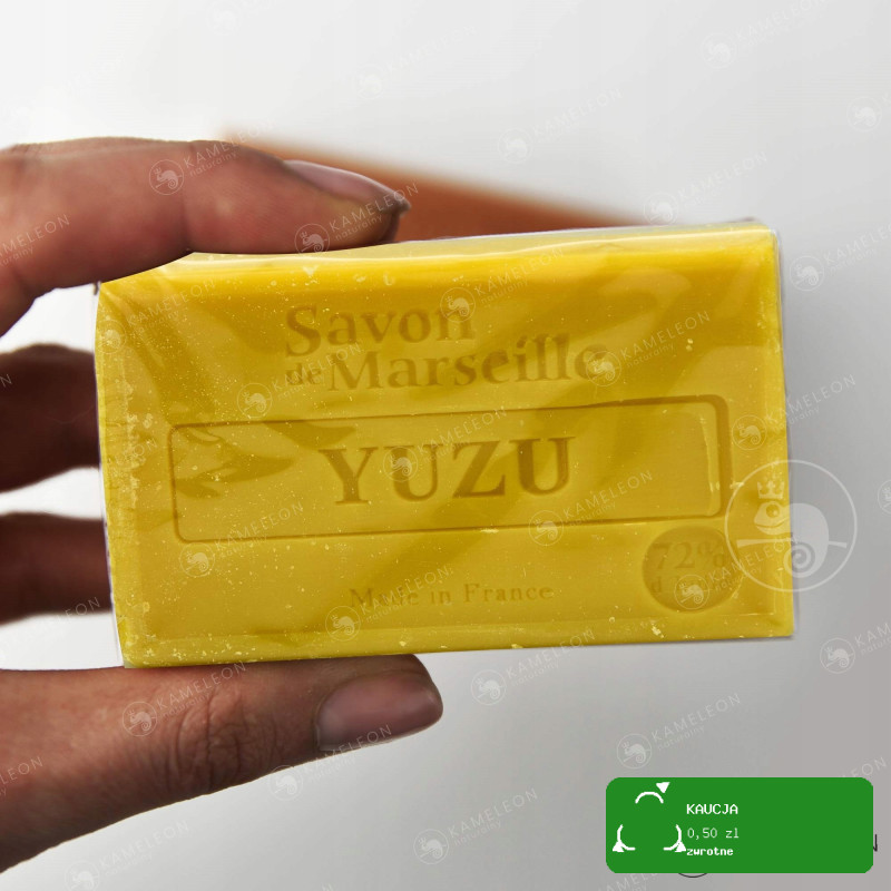 MYDŁO MARSYLSKIE YUZU 72% kostka 100g egzotyczne Le Chatelard 1802